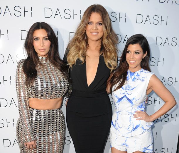 Kim, Khloé and Kourtney Kardashian 
