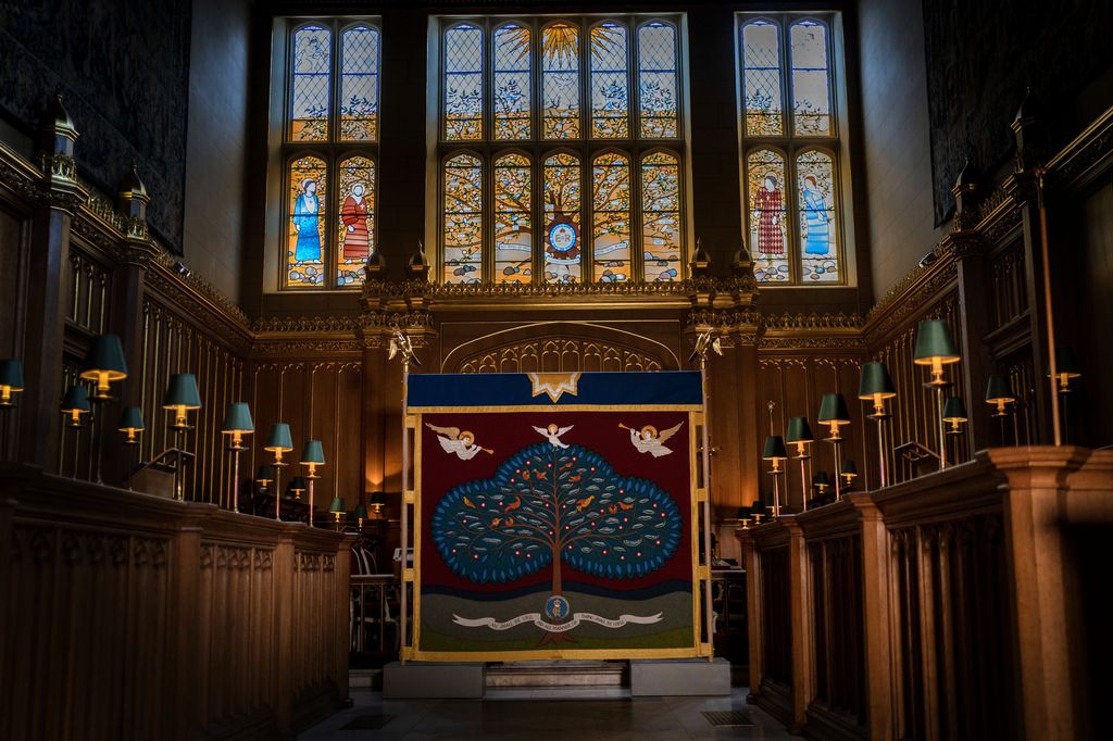 The Anointing Screen in the Chapel Royal at St James's Palace