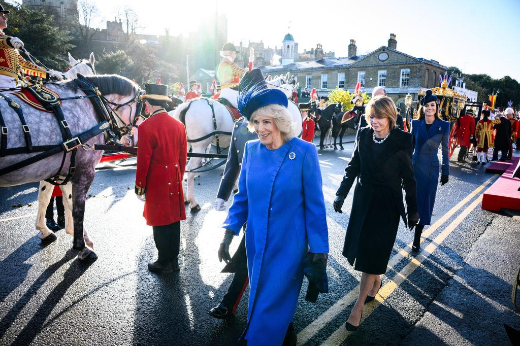 The royal family put on a display for the German State visit