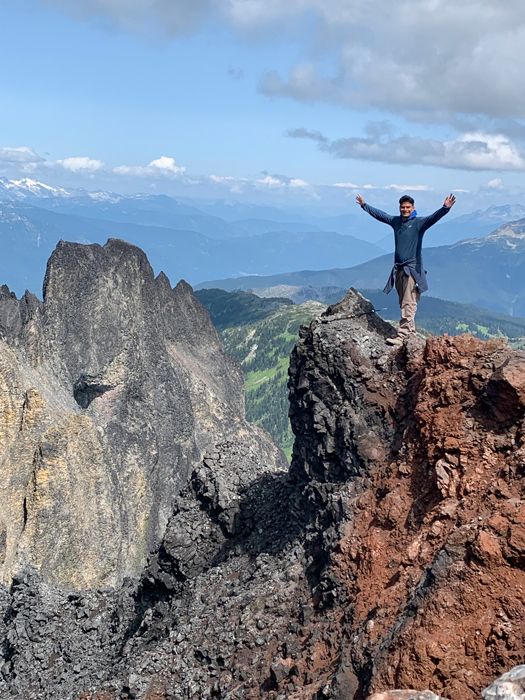 umesh hiking