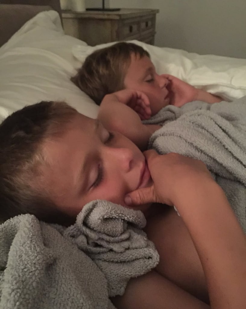 Photo shared by Patrick Dempsey's wife Jillian Dempsey of their twin sons Darby and Sullivan in honor of their 19th birthday February 2026