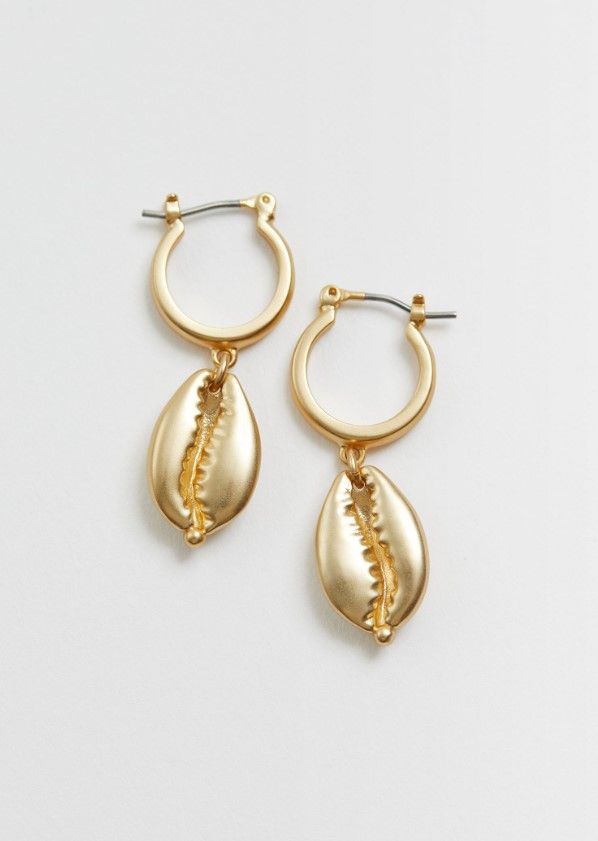 And Other Stories - Seashell Hoop earrings