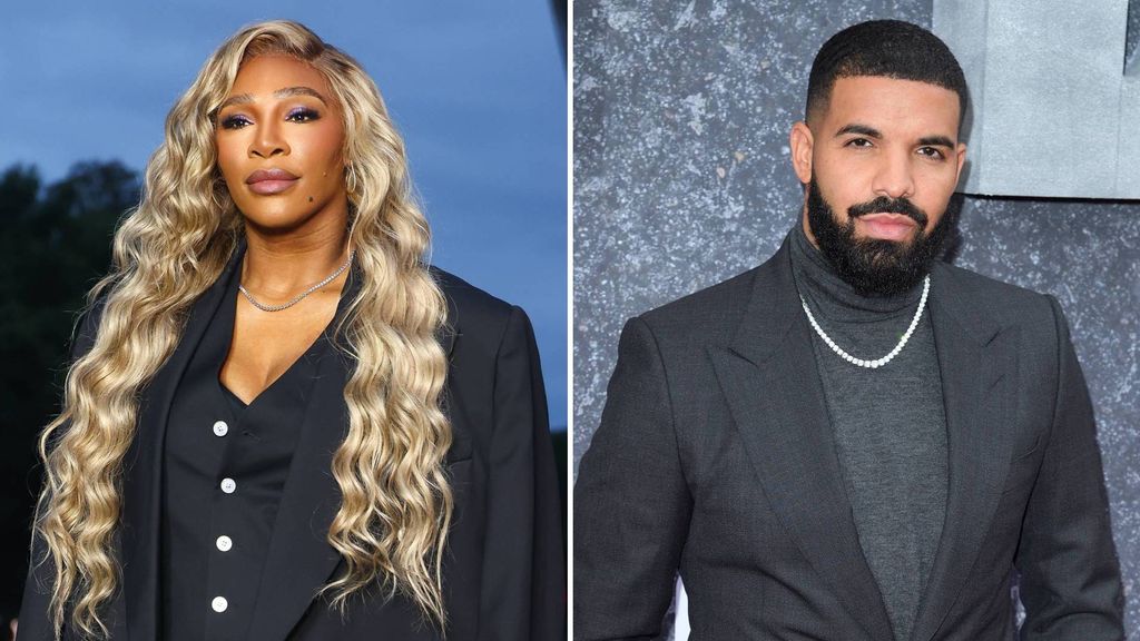 Split image of Serena Williams and Drake