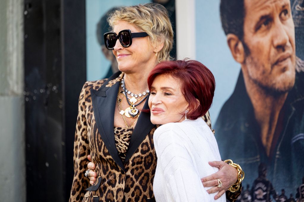 Sharon Osbourne was asked about Ozzy Osbourne by Sharon Stone at The Bikeriders premiere in LA