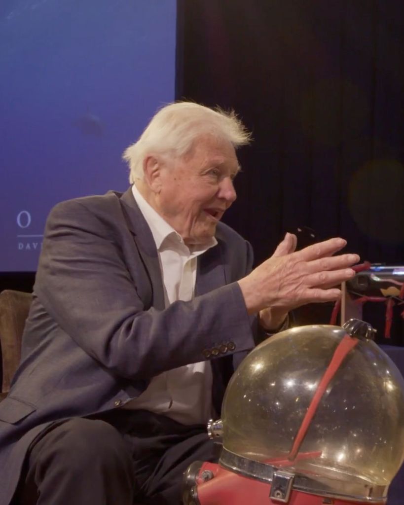 David Attenborough taking to Prince William