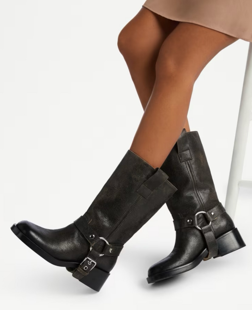 Russell and Bromley biker boots 
