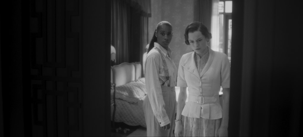 Emma Corrin and Issa Rae in Black Mirror season 7