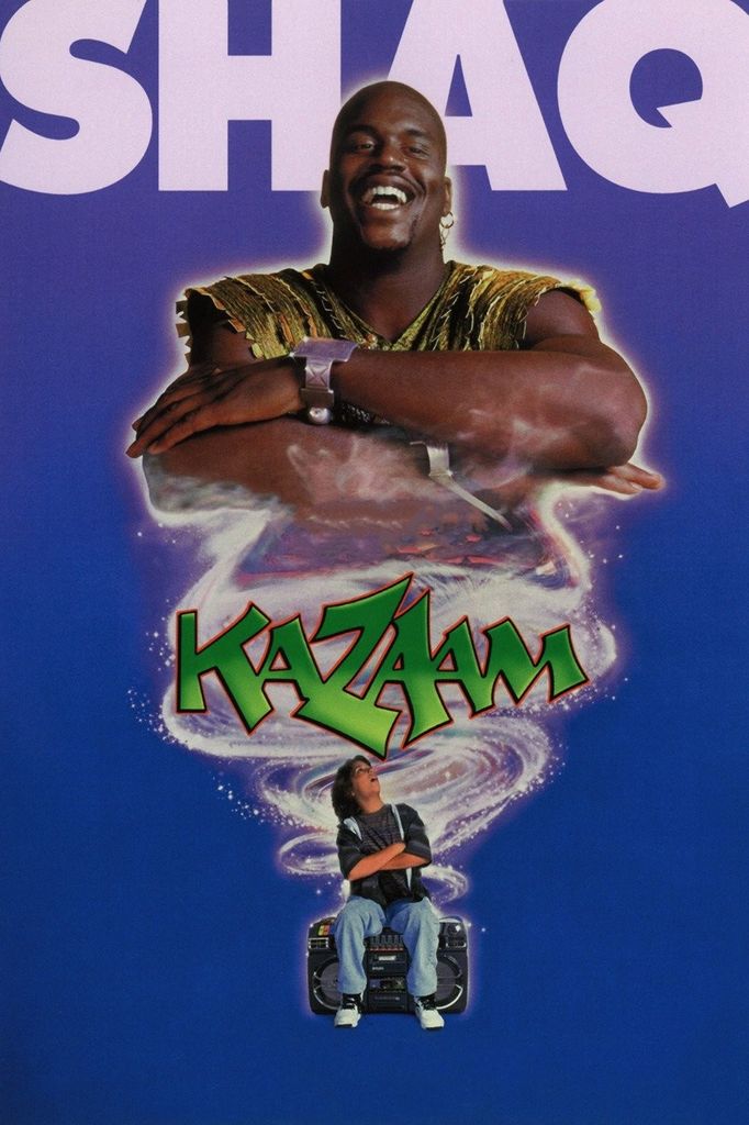 Shaquille O'Neal in the poster for Kazaam