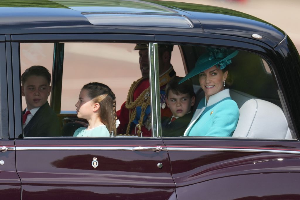 The Wales' on their way to Buckingham Palace