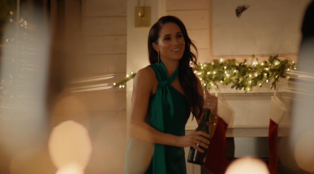 Meghan Markle teal galvin dress