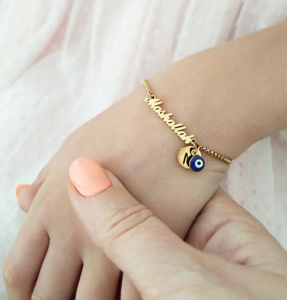 Etsy evil eye bracelet for little girl