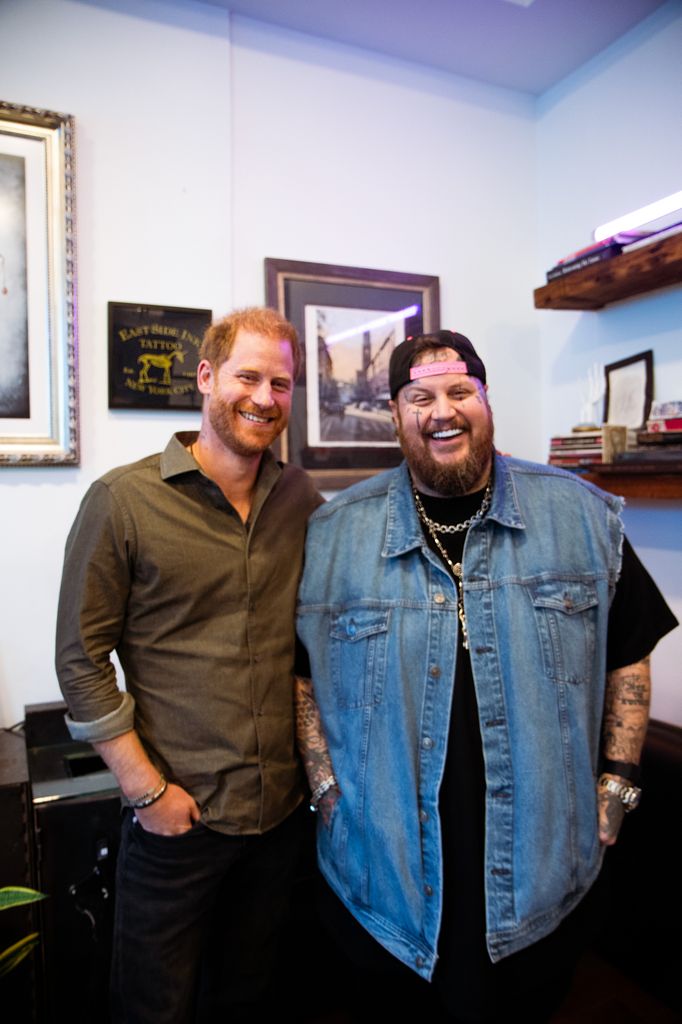 Harry met Jelly Roll at East Side Ink