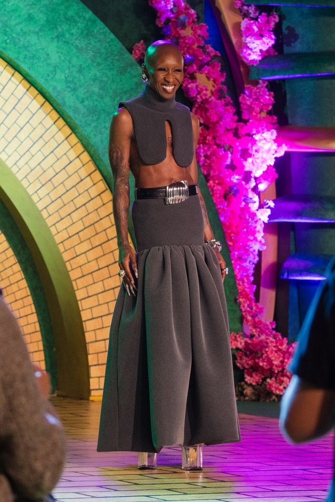 Cynthia Erivo during the red carpet for the movie "Wicked: For Good" at SUHAI Music Hall on November 4, 2025 in Sao Paulo, Brazil. (Photo by Mauricio Santana/Getty Images)