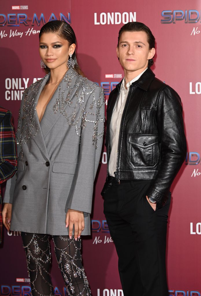 zendaya and tom holland on red carpet