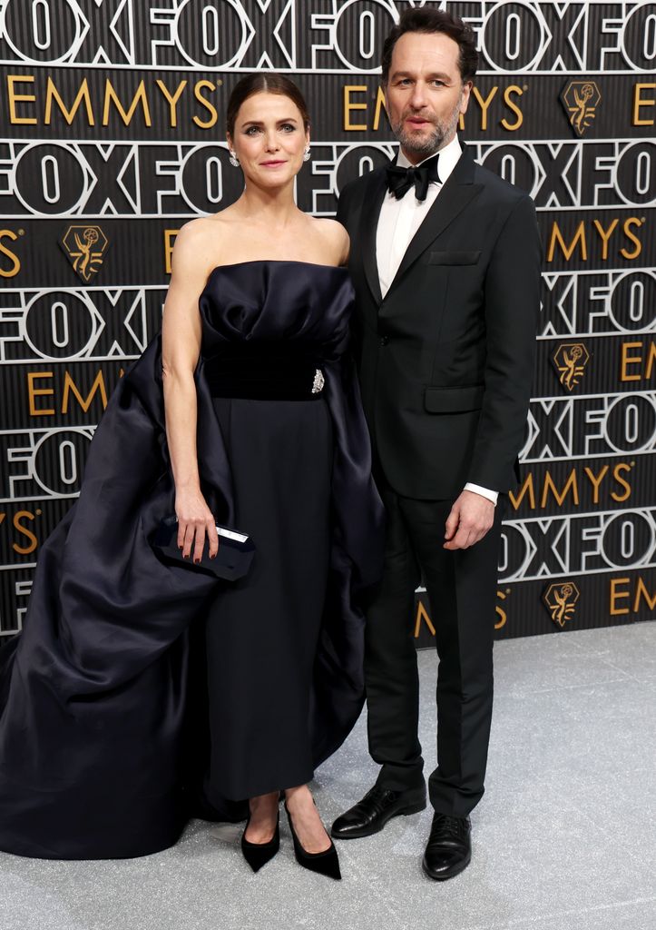 Keri Russell and Matthew Rhys attend the 75th Primetime Emmy Awards 