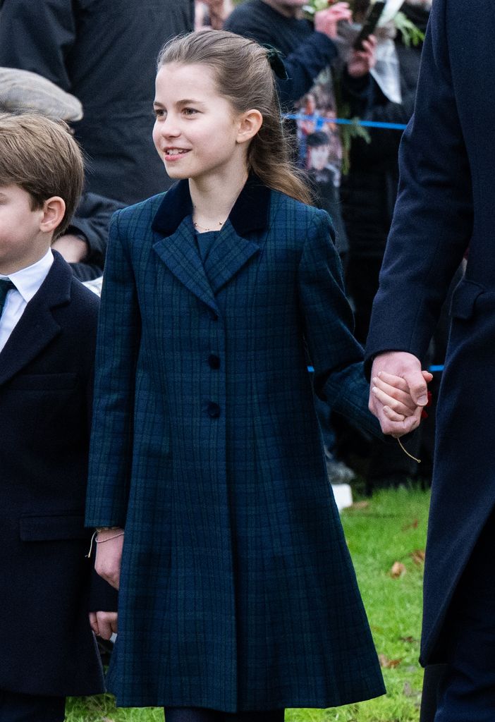 Princess Charlotte attended the Christmas morning service at Sandringham Church