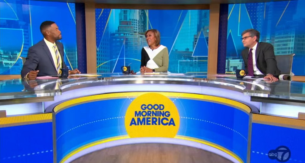 George Stephanopoulos poked fun at Robin Roberts on Tuesday's GMA