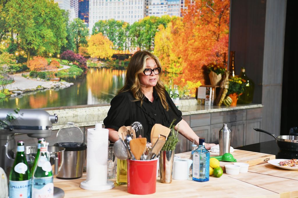 Valerie Bertinelli presents onstage during Food Network & Cooking Channel New York City Wine & Food Festival