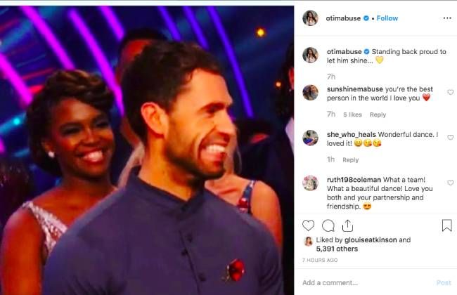 strictly oti mabuse speaks out after crying