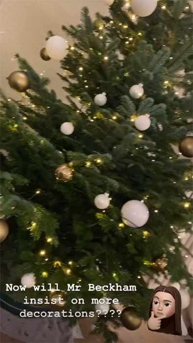 Victoria Beckham Christmas tree