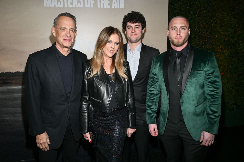 tom hanks rita wilson and sons truman hanks and chet hanks