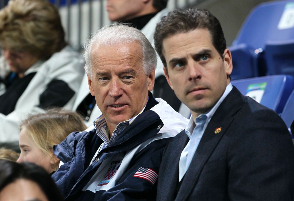 Joe Biden and his son Hunter Biden in 2010