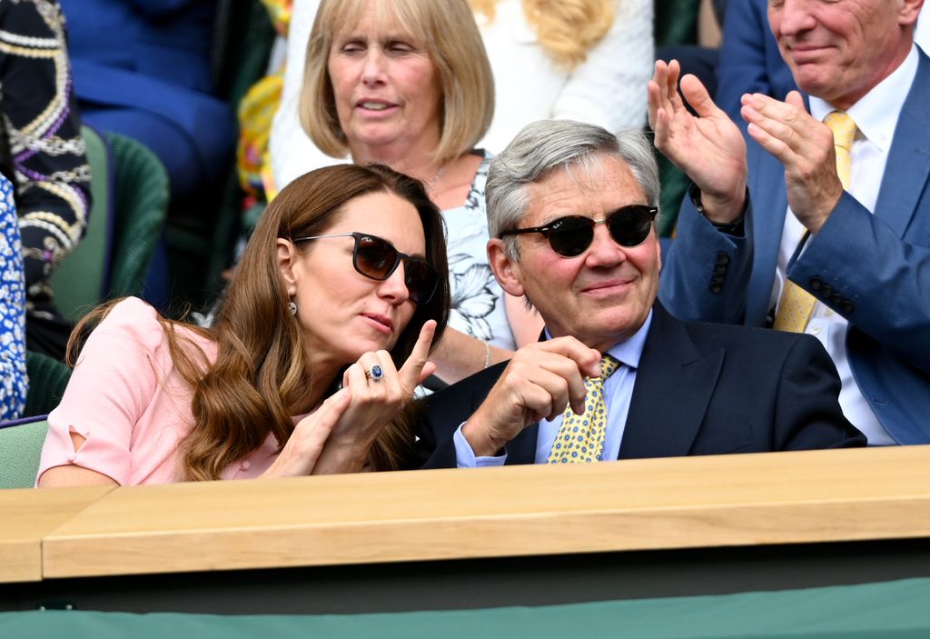 The Princess of Wales and Michael Middleton