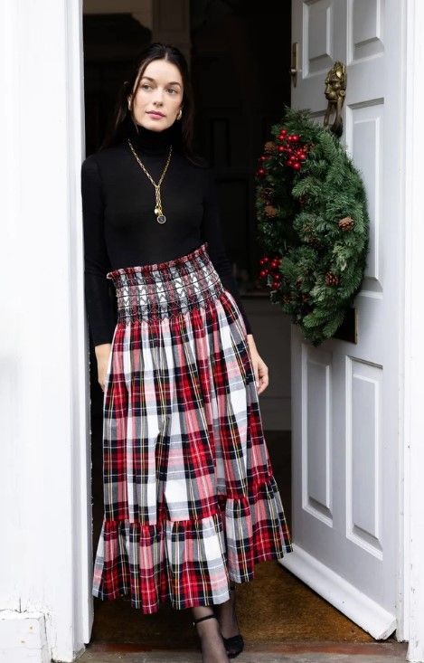 Tartan Skirt by Smock London