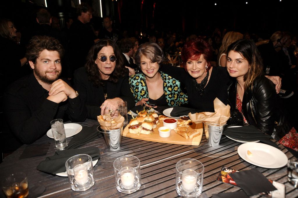 The whole Osbourne family in 2010
