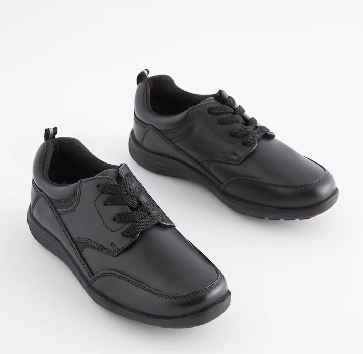 Next School Leather Lace-Up Shoes