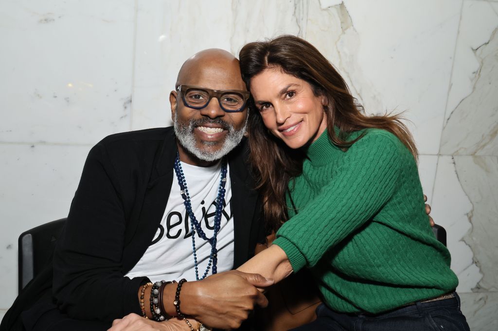 Cindy Crawford with Mark Wylie