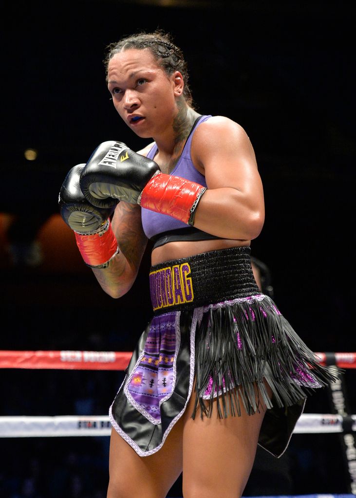 Kali Reis takes on Tiffany Woodard in a Middleweight bout on November 25, 2017 at the Mohegan Sun Arena in Uncasville, Connecticut