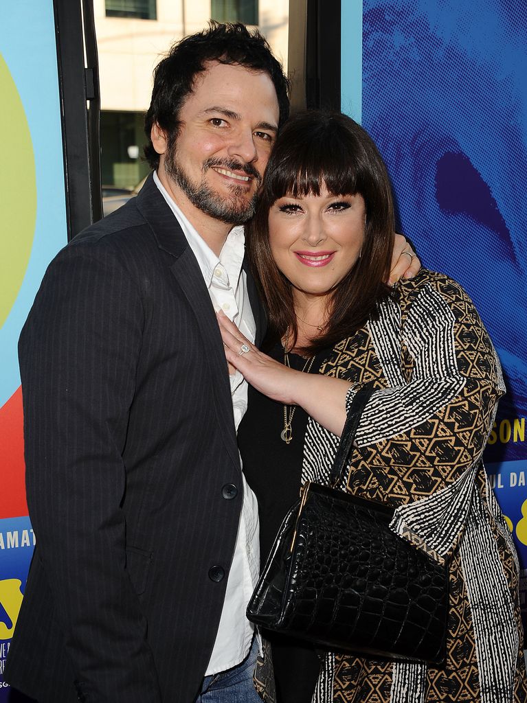 BEVERLY HILLS, CA - JUNE 02:  Carnie Wilson (R) and wife Rob Bonfiglio attend the premiere of "Love & Mercy" at Samuel Goldwyn Theater on June 2, 2015 in Beverly Hills, California.  (Photo by Jason LaVeris/FilmMagic)