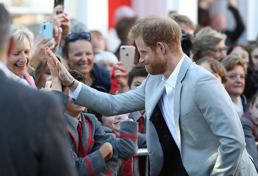 prince harry high five sussex