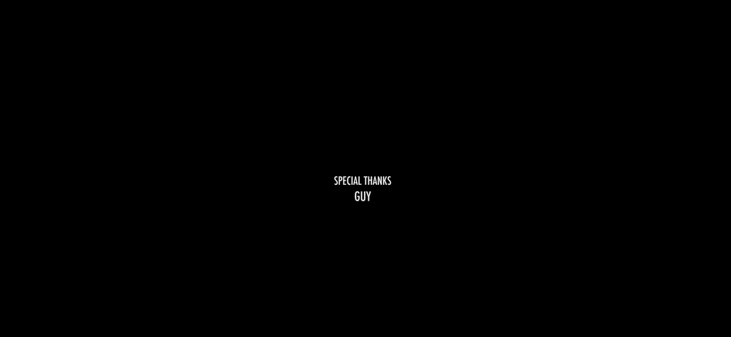 The dedication to Guy at the end of episodes