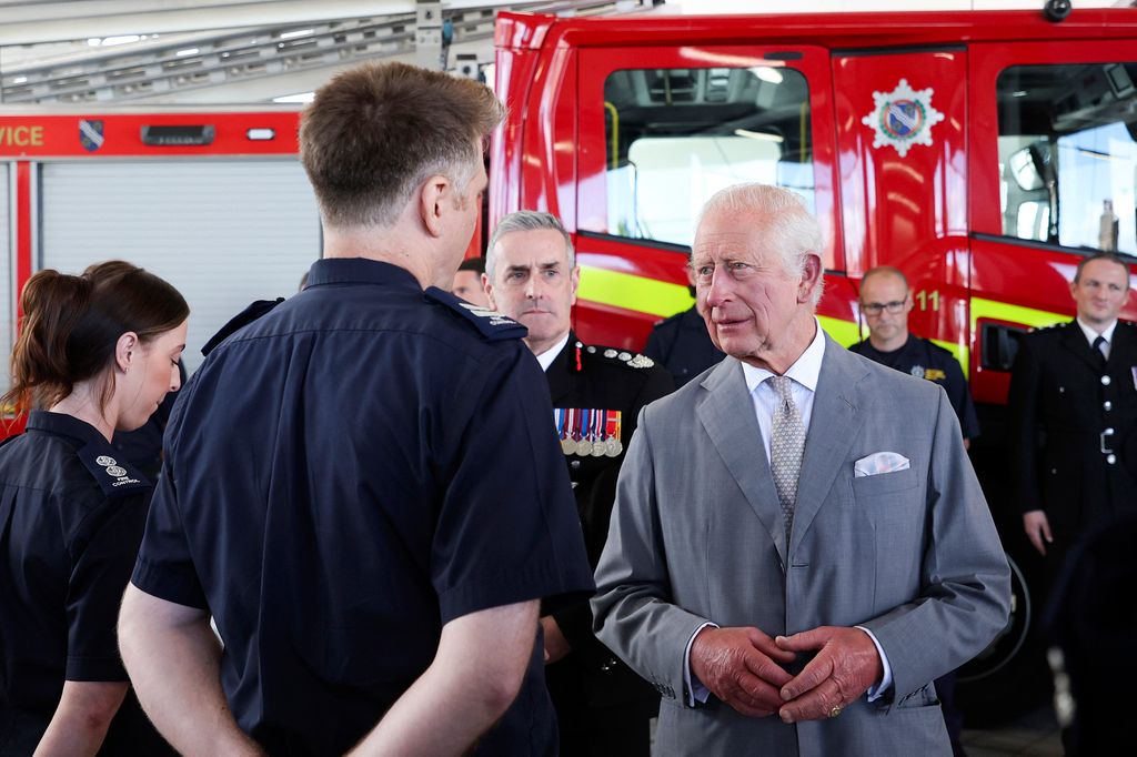 charles at community fire station