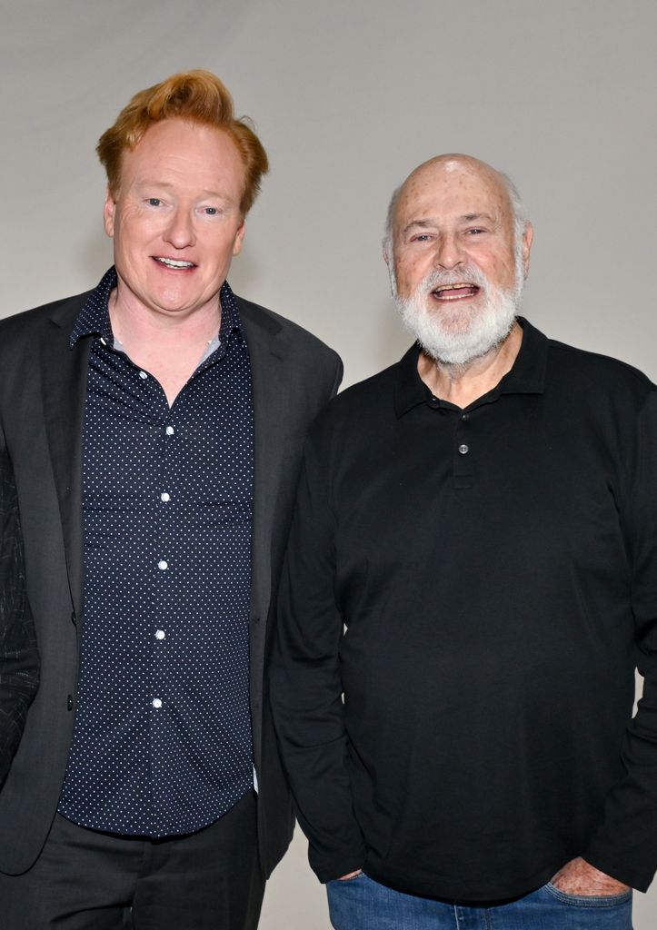 Que se passe-t-il ensuite dans le cas de Nick, le fils de Rob Reiner ? L'avocat de la défense pénale qualifie cela de « bataille difficile » – exclusif 2 photo de Conan O'Brien et Rob Reiner