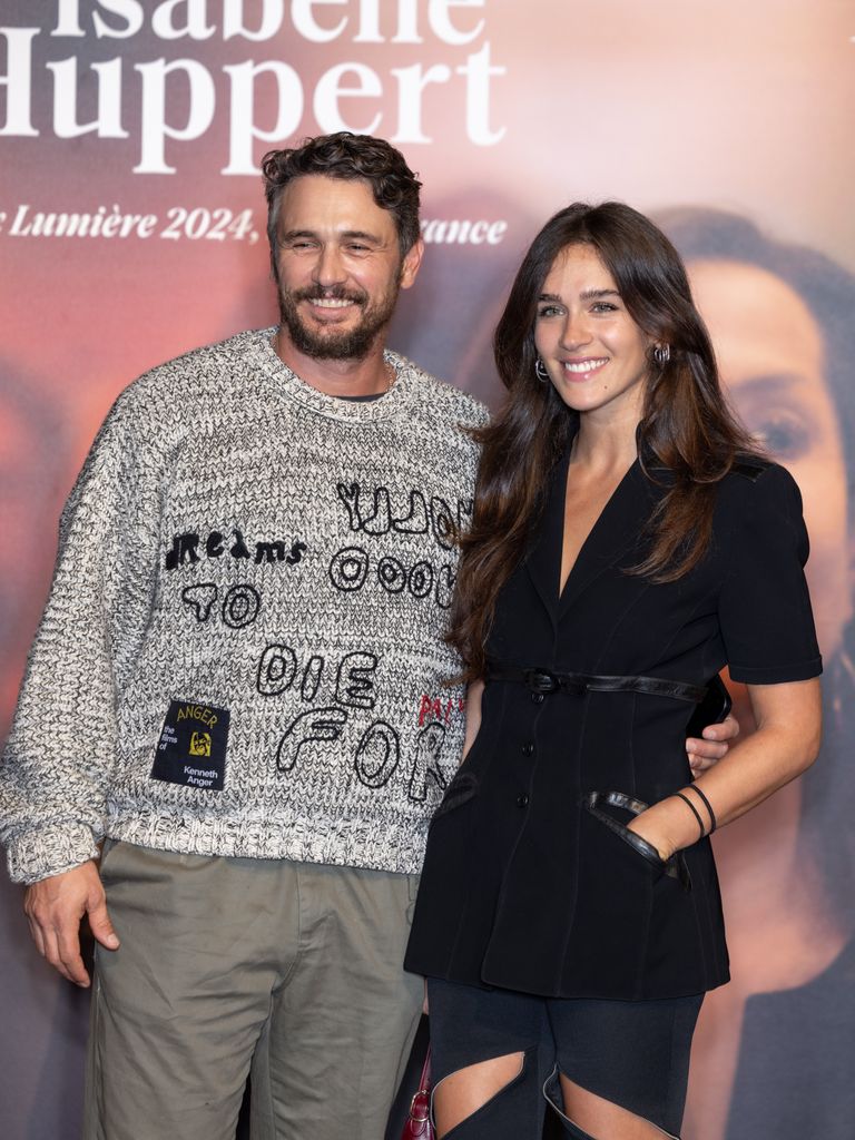 James Franco and Izabel Pakzad attends the Lumiere Award Ceremony during the 16th Film Festival Lumiere In Lyon