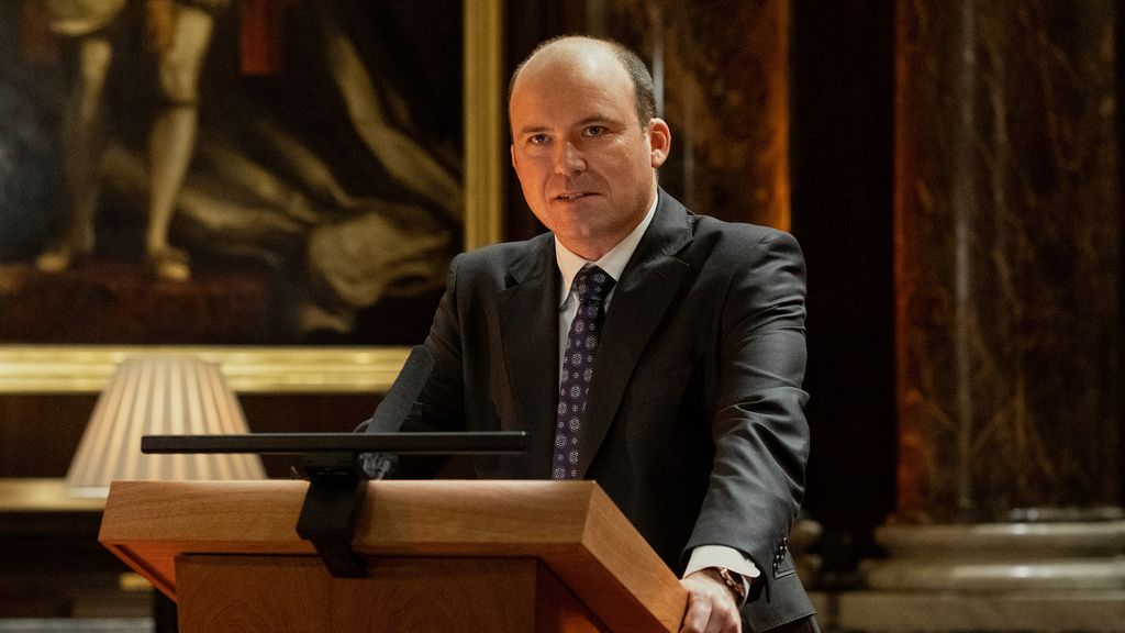 Rory Kinnear as the Prime Minister in The Diplomat