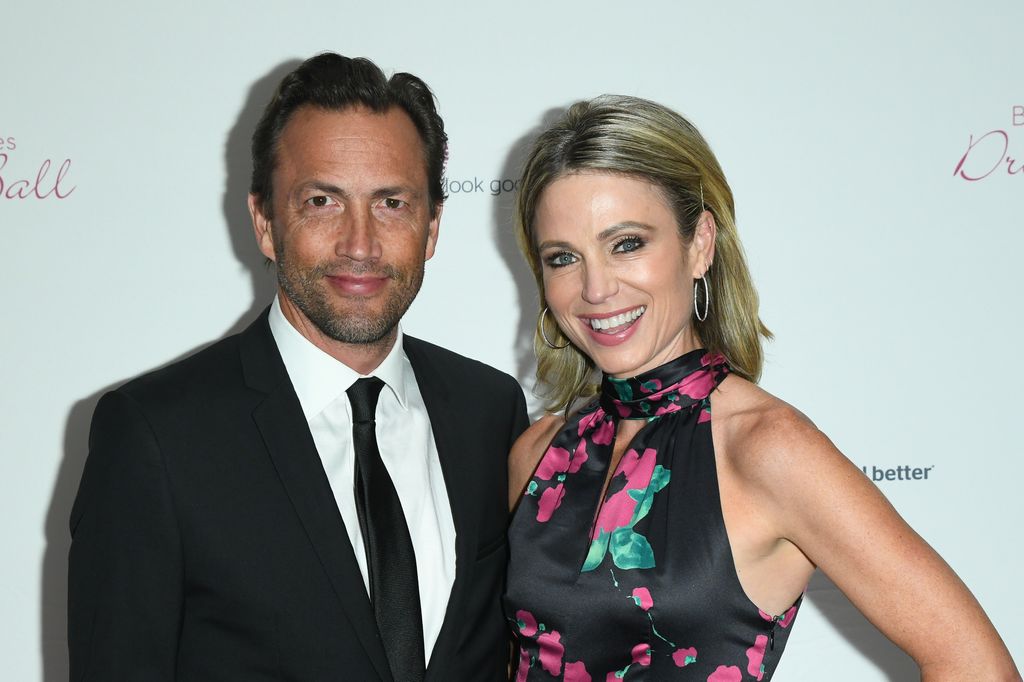 Andrew Shue and Amy Robach attend Annual BeautyCares DreamBall Honors Celebrity Survivors And Industry Supporters; Raises Funds to Support Women In Cancer Treatment at Gotham Hall on September 18, 2019 in New York City