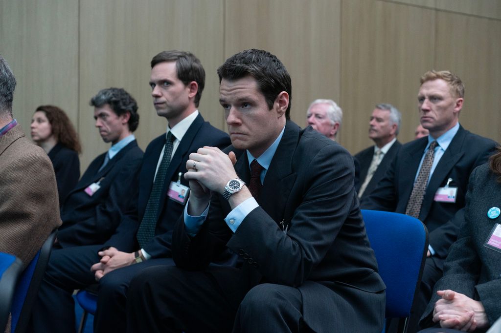 group of men in court room