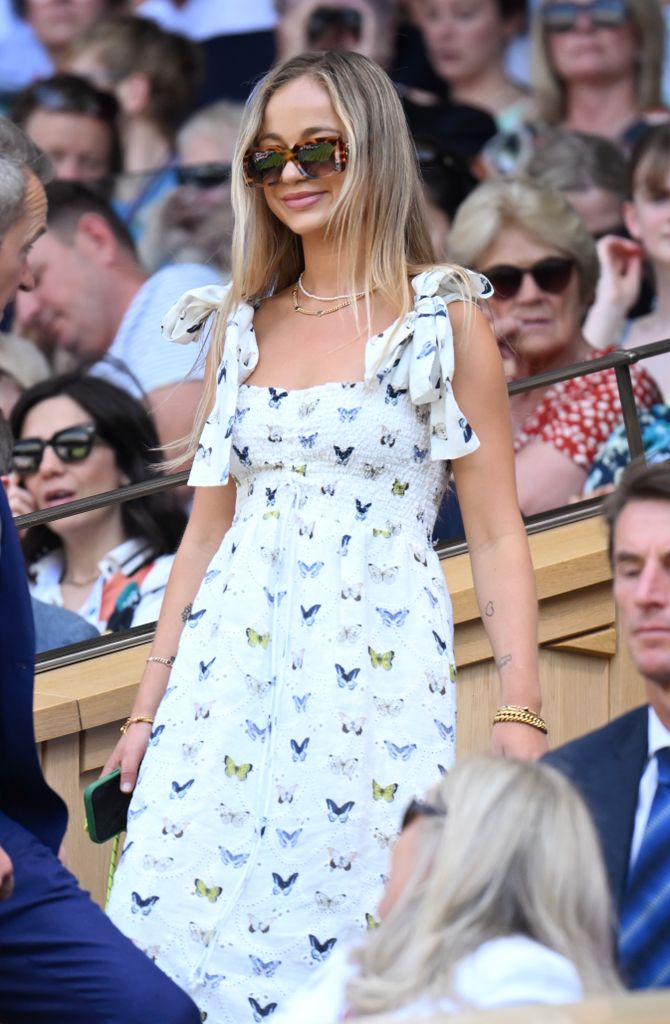 Lady Amelia Windsor attended day five of the Wimbledon Tennis Championships 