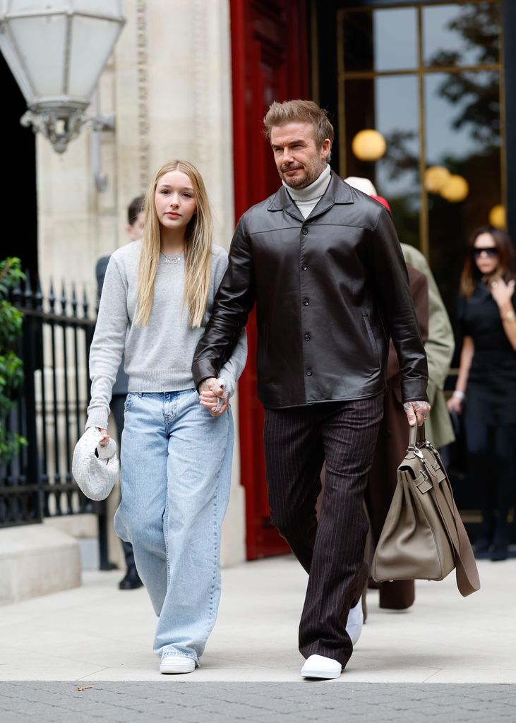 Harper y David Beckham juntos