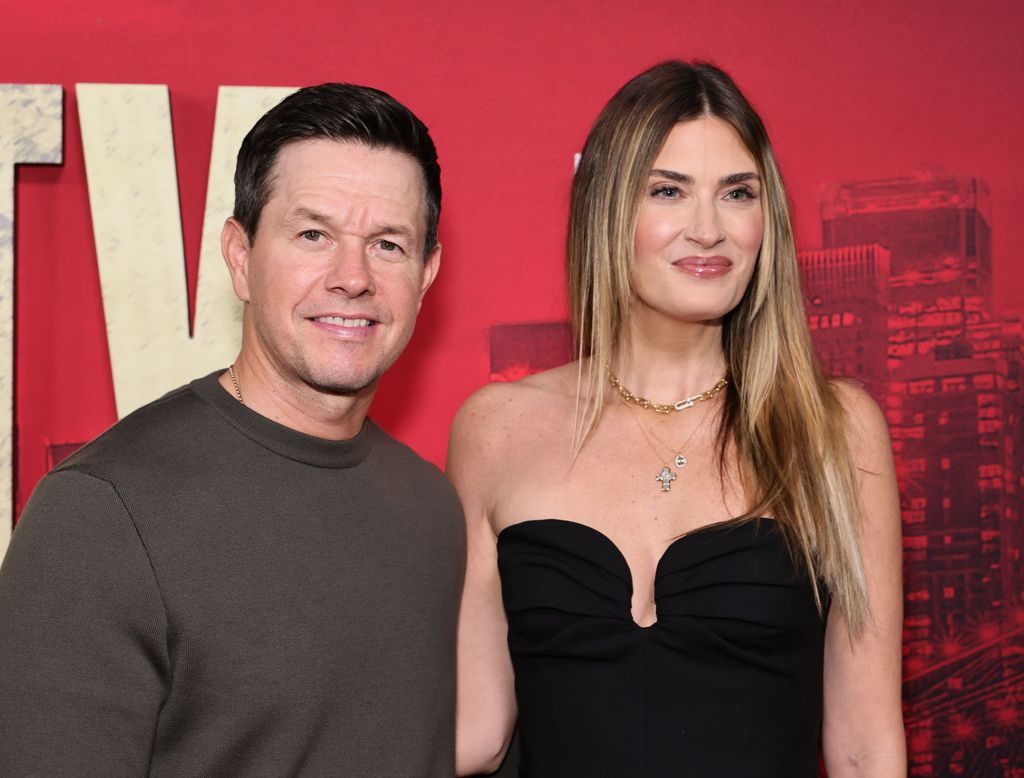 Rhea Durham and Mark Wahlberg attend Amazon's "Play Dirty" World Premiere at SVA Theater on September 24, 2025 in New York City