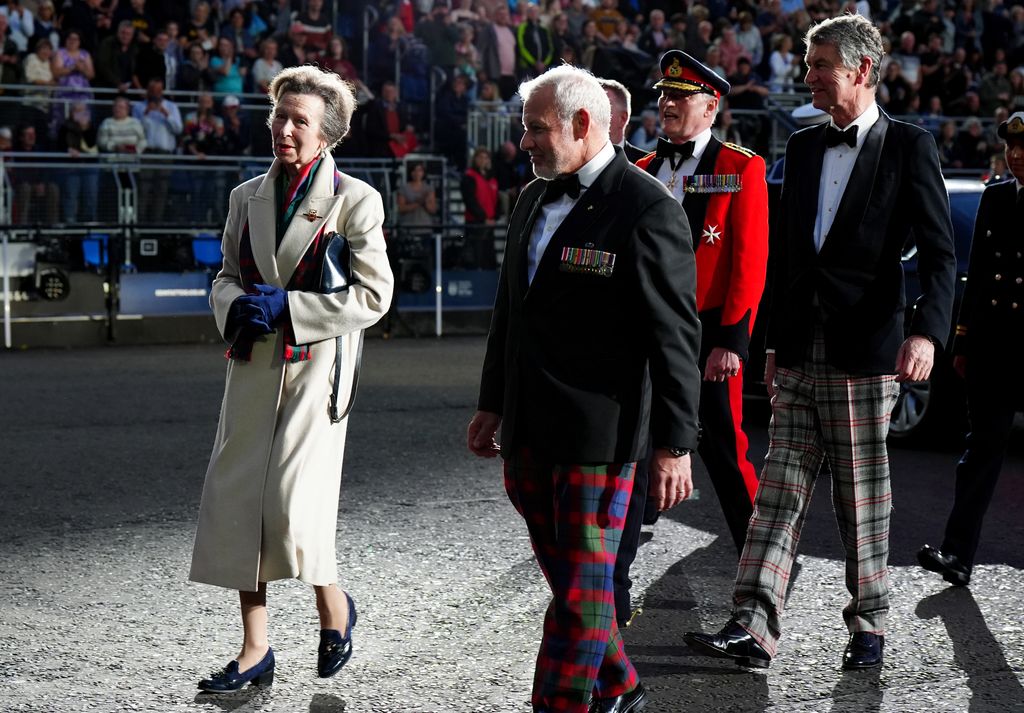 Her Royal Highness' arrival at the Scottish capital came just days after she touched down from Paris