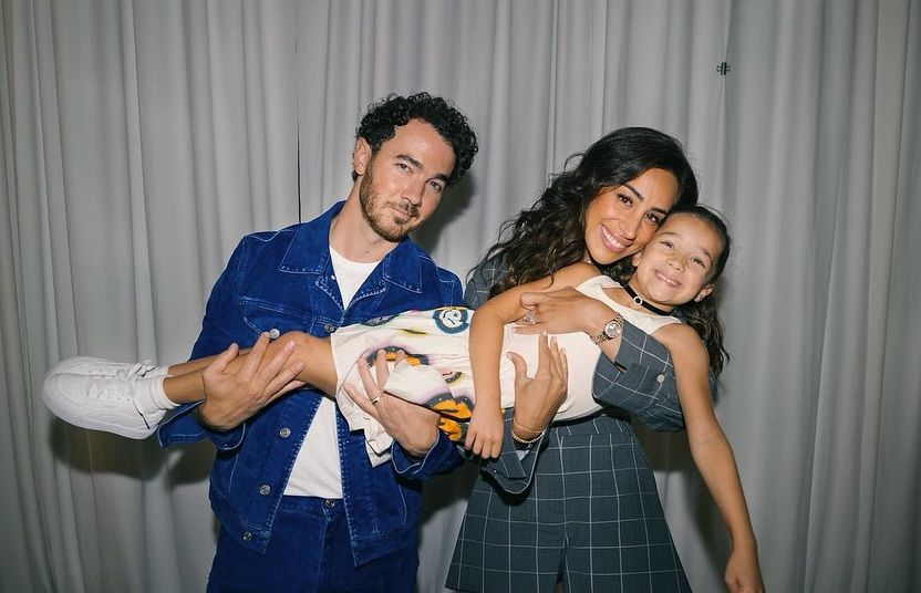 kevin jonas and wife danielle holding daughter valentina in their arms