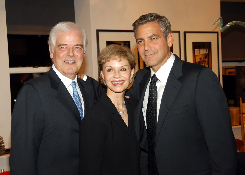 george clooney with his parents