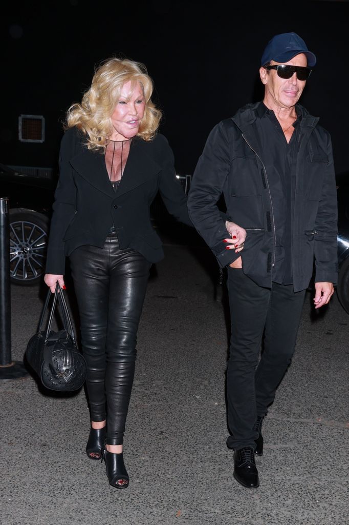 Jocelyn Wildenstein e seu noivo Lloyd Klein 