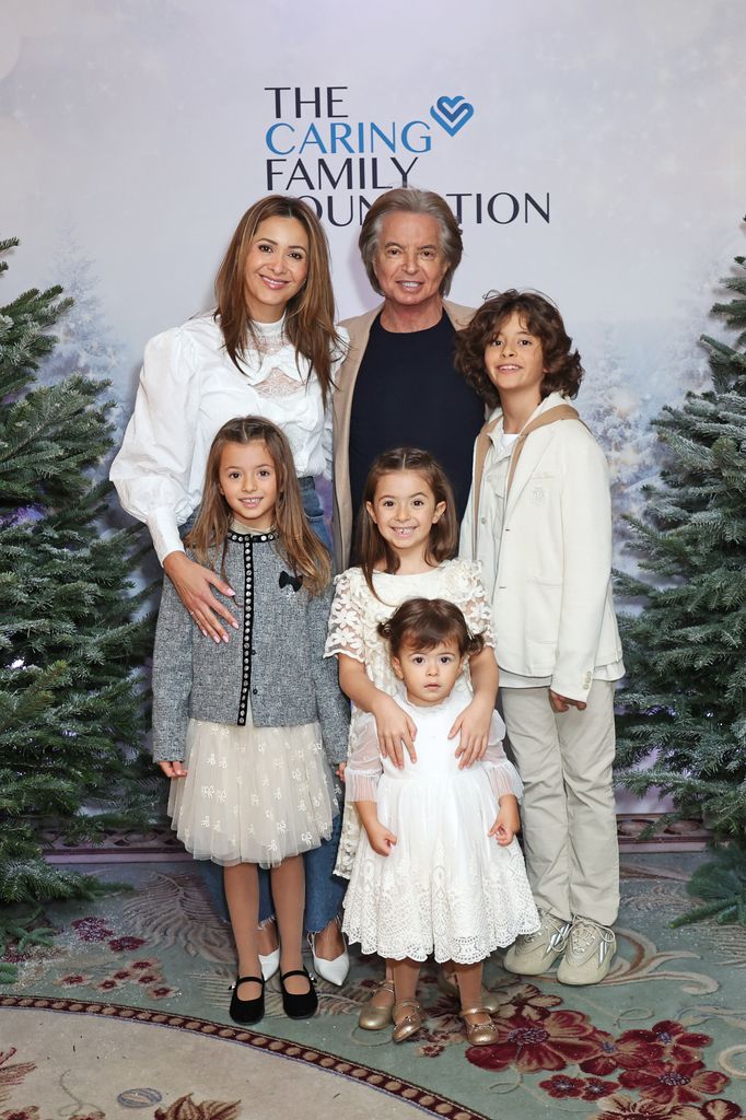 Patricia Caring, Richard Caring  and children attend The Caring Family Foundation & The Birley Clubs Festive Wonderland at The Dorchester on November 24, 2024 in London, England.  Photo by Dave Benett