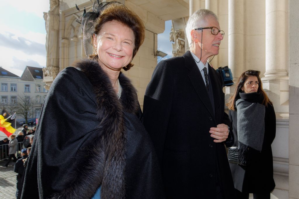 Princess Margaretha walking with Prince Nikolaus